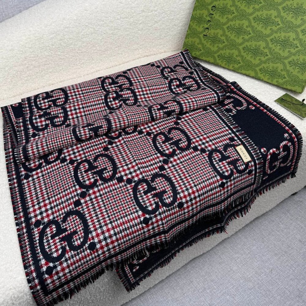 Gucci Women's Multicolor Soft Scarf - Picture 5 of 6